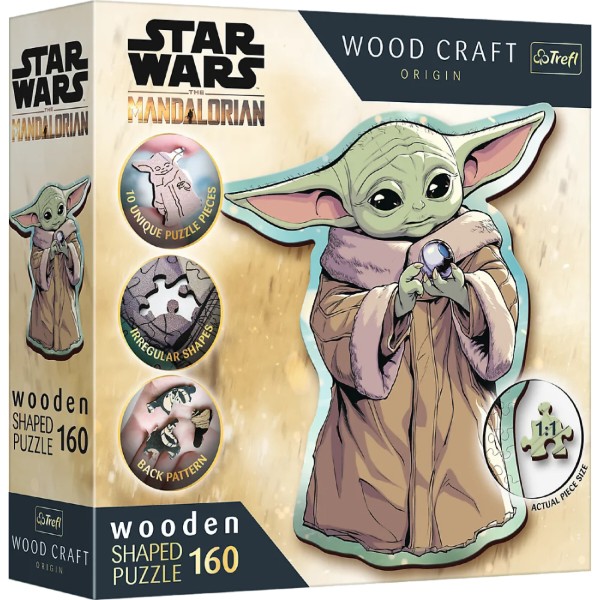 Фото - Пазлы (5-7 лет) Trefl Wooden Star Wars Грог 160 эл. (01857)