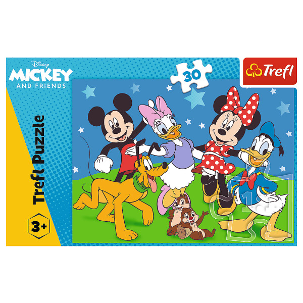 Фото - Пазли (3-4 роки) Trefl Mickey&friends Мишачі справи 30 ел. (83092)
