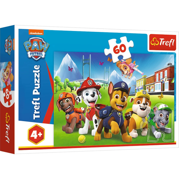 Фото - Пазлы (3-4 года) Trefl Paw Patrol Щенячий патруль на траве 60 эл. (73758)