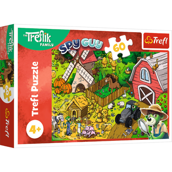 Фото - Пазлы (3-4 года) Trefl Трефлики на ферме 60 эл. (74045)