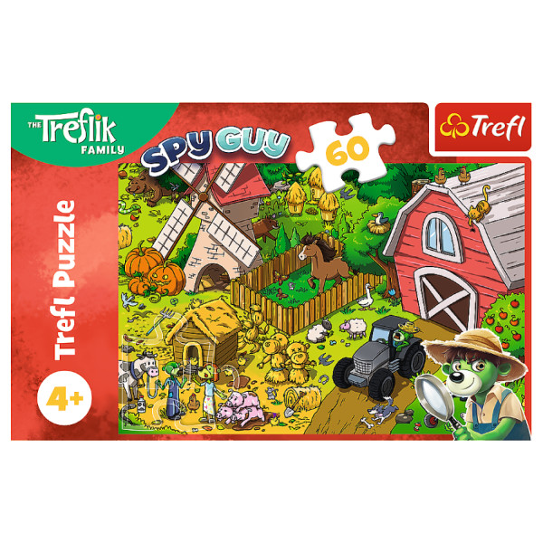 Фото - Пазлы (3-4 года) Trefl Трефлики на ферме 60 эл. (74045)
