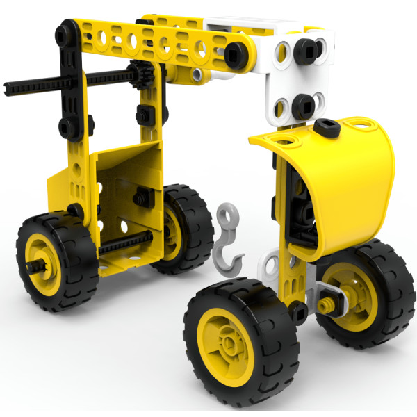 Фото - Пластиковий конструктор STEAM з болтами: BUILD AND PLAY 8в1 на 100 деталей (73322)