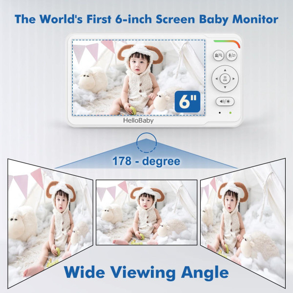 Фото - Відеоняня HELLOBABY 6 (HS083762)