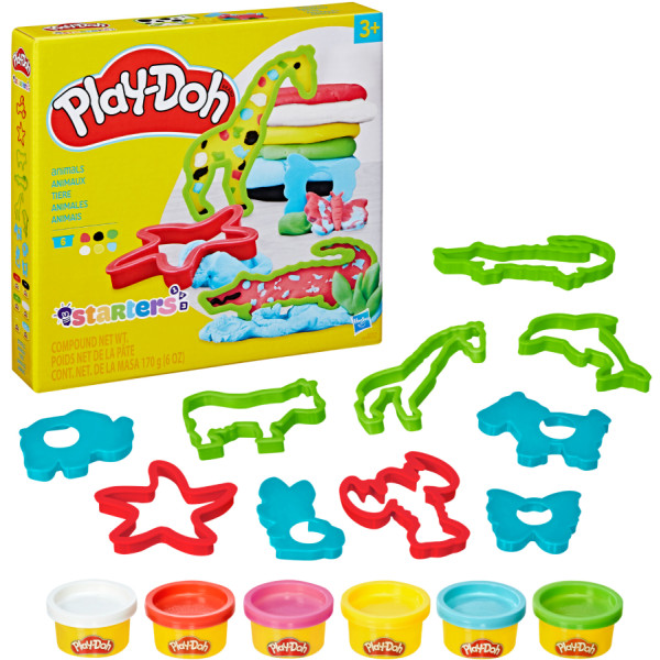 Фото - Набори для ліплення Hasbro Основи E8535 Play-Doh FUNDAMENTALS ANIMALS (E8530_E8535)