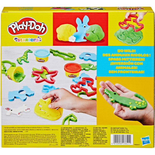 Фото - Набори для ліплення Hasbro Основи E8535 Play-Doh FUNDAMENTALS ANIMALS (E8530_E8535)