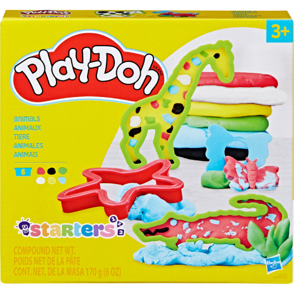 Фото - Набори для ліплення Hasbro Основи E8535 Play-Doh FUNDAMENTALS ANIMALS (E8530_E8535) Фото - Набори для ліплення Hasbro Основи E8535 Play-Doh FUNDAMENTALS ANIMALS (E8530_E8535)