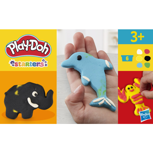 Фото - Набори для ліплення Hasbro Основи E8535 Play-Doh FUNDAMENTALS ANIMALS (E8530_E8535)