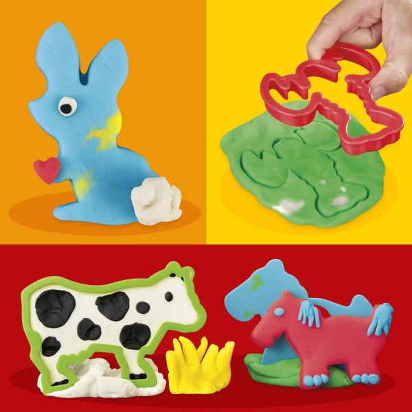 Фото - Набори для ліплення Hasbro Основи E8535 Play-Doh FUNDAMENTALS ANIMALS (E8530_E8535)