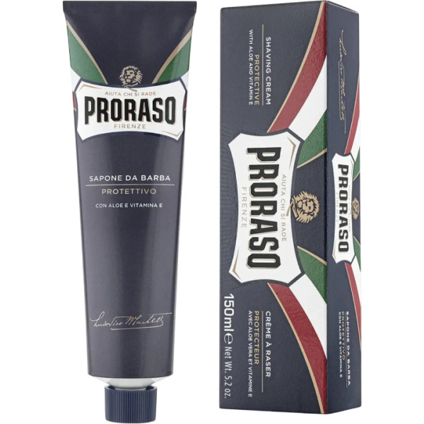 Фото - Крем для бритья Proraso Shaving Cream Tube Protective Aloe 150 мл (8004395001477)
