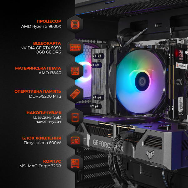 Фото - Системный блок Expert PC Ultimate (A9600X.32.S1.5050.A6326)