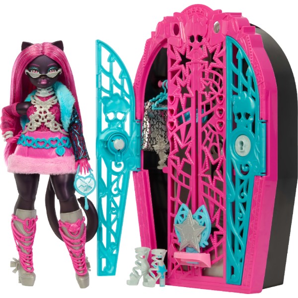 Фото - Лялька Monster High Таємниці Жахлівуда Жахо-секрети Кетті Нуар (JBG82)