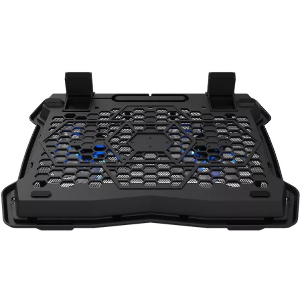 Фото - Підставка під ноутбук охолоджуюча Canyon NS03 2Fan 2USB LED Black (CNE-HNS03)
