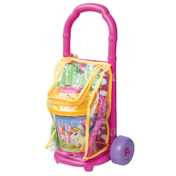 Фото - Набір для гри в пісочниці dede у візочку (03863)