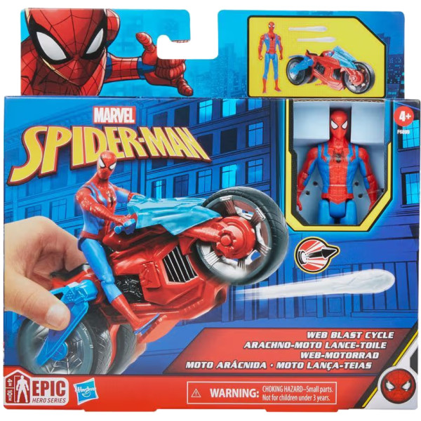 Фото - Ігровий набір Hasbro Транспорт Людини-Павука з фігуркою серії Людина-павук (F6899)