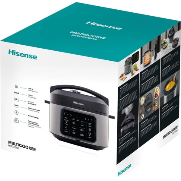 Фото - Мультиварка-скороварка Hisense HMC6SBK