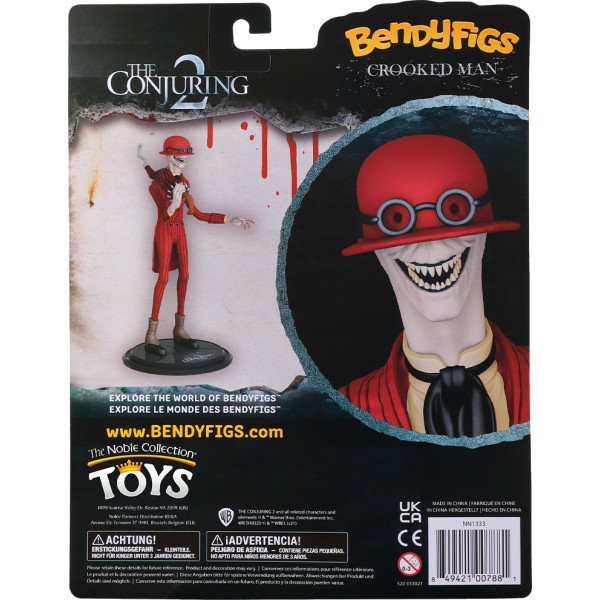 Фото - Колекційна фігурка Noble Collection CONJURING 2 Crooked Man - Bendyfig (NN1333)