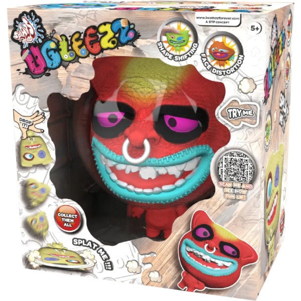 Фото - Антистресс игрушка BTF SPLATS HEAD Зубастик Ugleezz в ассортименте (13612)