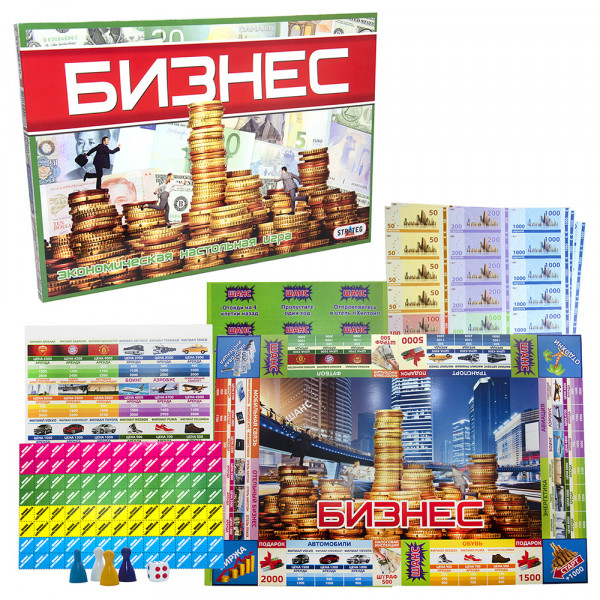 Фото - Настільна гра стратегічна (8+) Strateg Бізнес, рус (362)