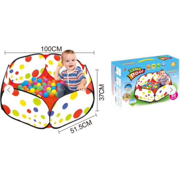 Фото - Манеж класичний IZ BALL POOL в комплекті з кульками (72349)