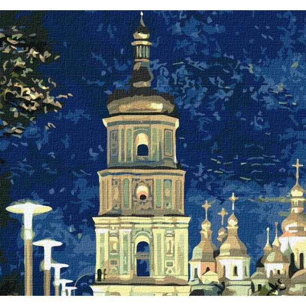 Фото - Картина за номерами Ideyka "Софійська пло́ща" 40х50см (KHO3634)