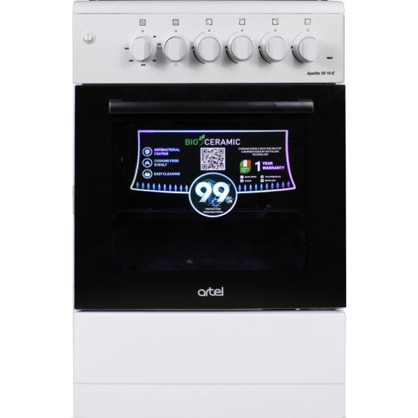 Фото - Плита газовая ARTEL APETITO 50 10-E White