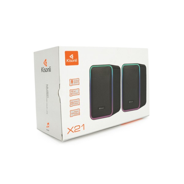 Фото - Компьютерная акустика компактная 2.0 Kisonli X21BT