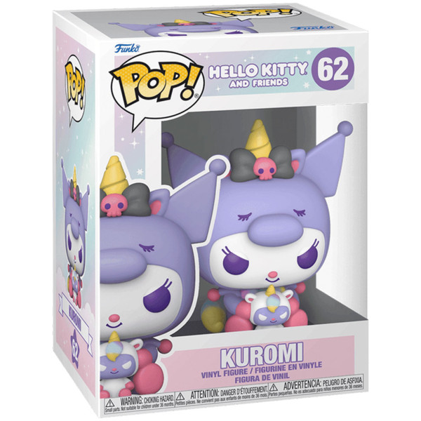 Фото - Коллекционная фигурка FUNKO POP! cерии Sanrio: Hello Kitty - КУРОМИ ВЕЧЕРИНКА ЕДИНОРОГОВ (65750)