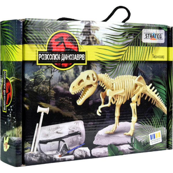 Фото - Набір для дослідження Strateg Тиранозавр укр. (30831)