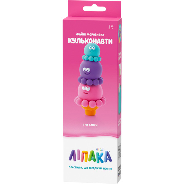 Фото - Маса для ліплення Ліпака КЛАСНЕ МОРОЖЕНЕ: КУЛЬКОНАВТИ (30143-UA01)