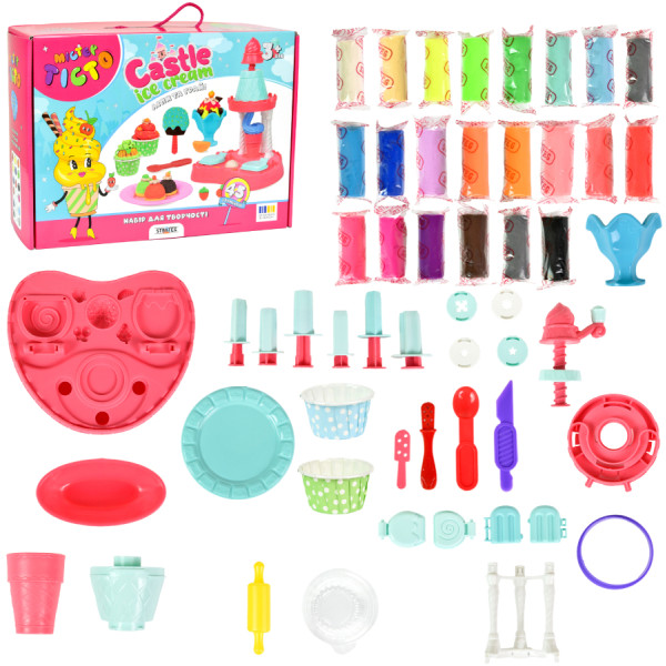 Фото - Ліплення з тіста Strateg Містер тісто Castle Ice-Cream українською мовою (41030)