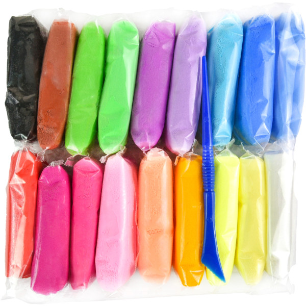 Фото - Маса для ліплення Strateg U'DO Clay 18 шт. (41061)