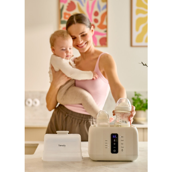 Фото - Підігрівач дитячих пляшечок стаціонарний Lionelo Thermup Duo White