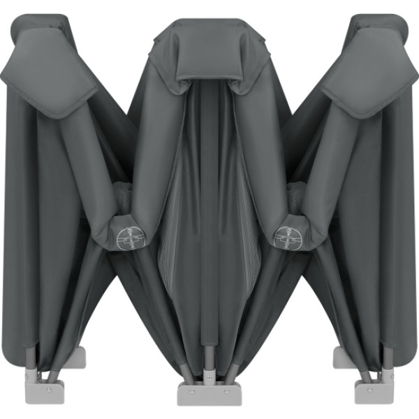 Фото - Манеж класичний Lionelo Florence Easy Fold Grey Graphite
