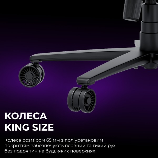 Фото - Крісло для геймерів Anda Seat Novis Plus XL Black Fabric (AD23YC-XL-01-B-F-B04)