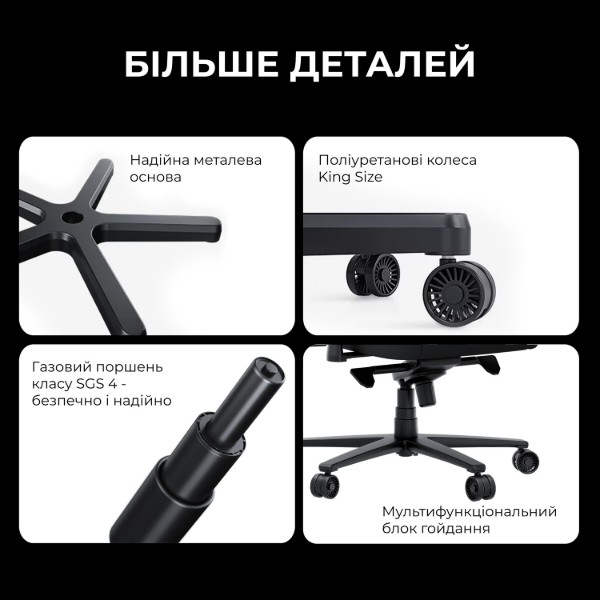 Фото - Крісло для геймерів Anda Seat Novis Plus XL Dark Grey Fabric (AD23YC-XL-01-GB-F-G04)