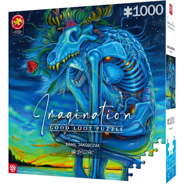 Фото - Пазлы (8+) Good Loot Imagination: Kamil Jakobczak White Wolf 1000 эл. (5908305247906)
