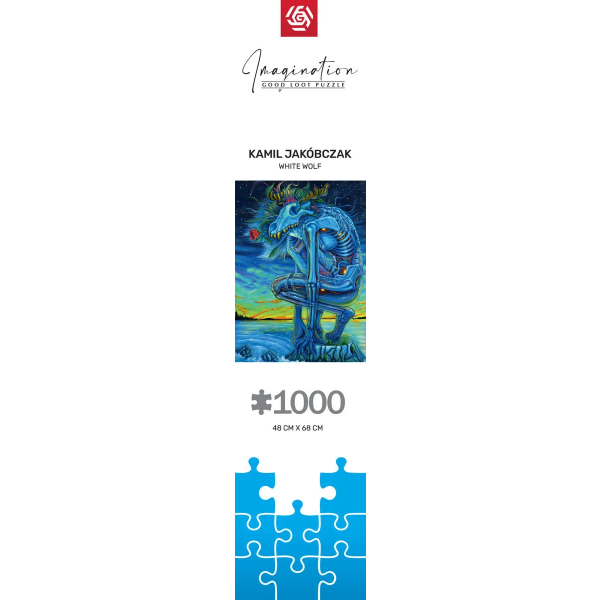 Фото - Пазлы (8+) Good Loot Imagination: Kamil Jakobczak White Wolf 1000 эл. (5908305247906)