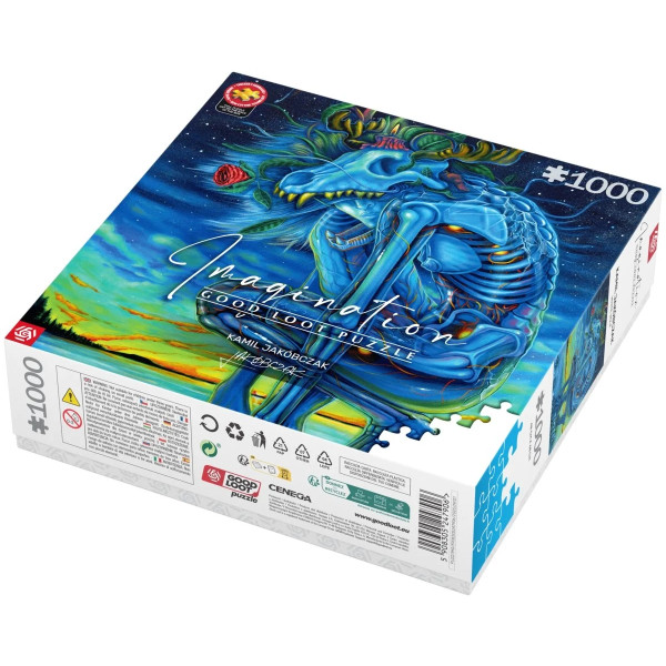 Фото - Пазлы (8+) Good Loot Imagination: Kamil Jakobczak White Wolf 1000 эл. (5908305247906)