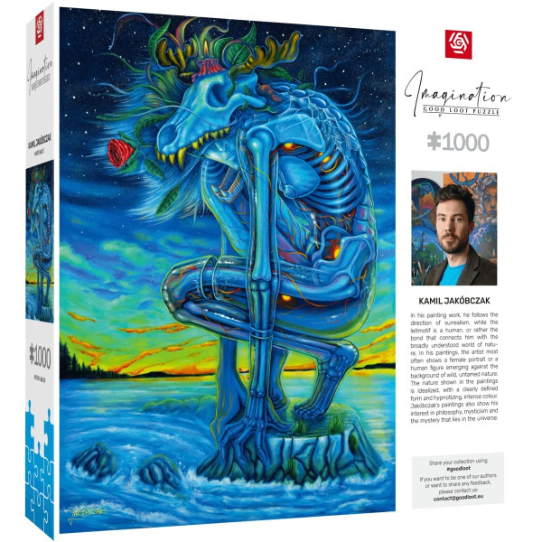 Фото - Пазлы (8+) Good Loot Imagination: Kamil Jakobczak White Wolf 1000 эл. (5908305247906)
