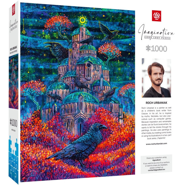 Фото - Пазли (8 +) Good Loot Imagination: Roch Urbaniak Raven Queen's Fortress 1000 ел. (5908305249764)
