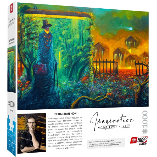 Фото - Пазлы (8+) Good Loot Imagination: Sebastian Mon Stationary Traveller II 1000 эл. (5908305250012)