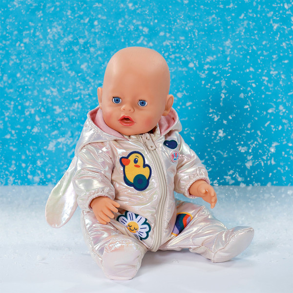 Фото - Одяг та аксесуари для ляльки Baby Born КОМБІНЕЗОН ЗАЙЧИКА 43 см (838174)