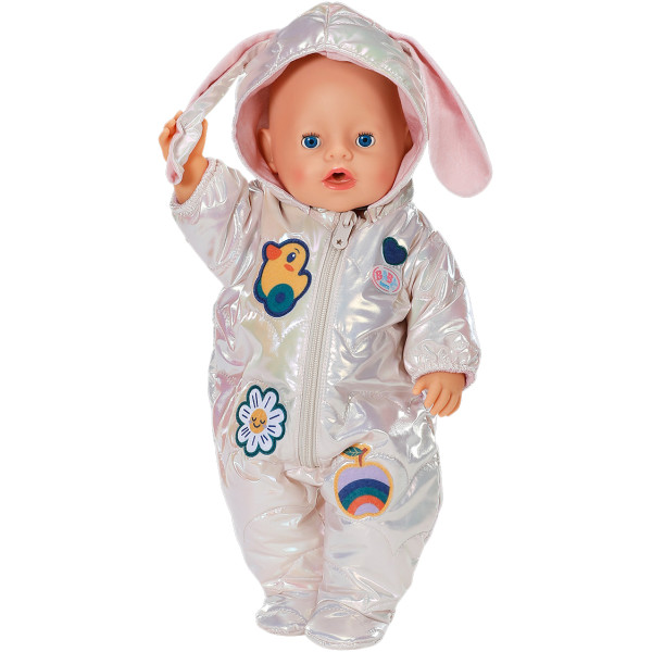 Фото - Одяг та аксесуари для ляльки Baby Born КОМБІНЕЗОН ЗАЙЧИКА 43 см (838174)