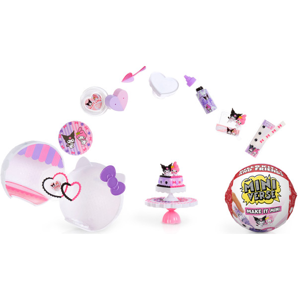 Фото - Набір ігрових фігурок MGA's Miniverse Sanrio S2 – СТВОРАЙ СТИЛЬ РАЗОМ З ХЕЛЛОУ КІТТІ І ДРУЗЯМИ (547235)