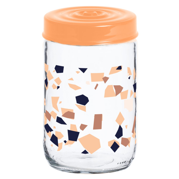 Фото - Ємність для сипучих Herevin Black and Gold 0.66 л (171441-158)