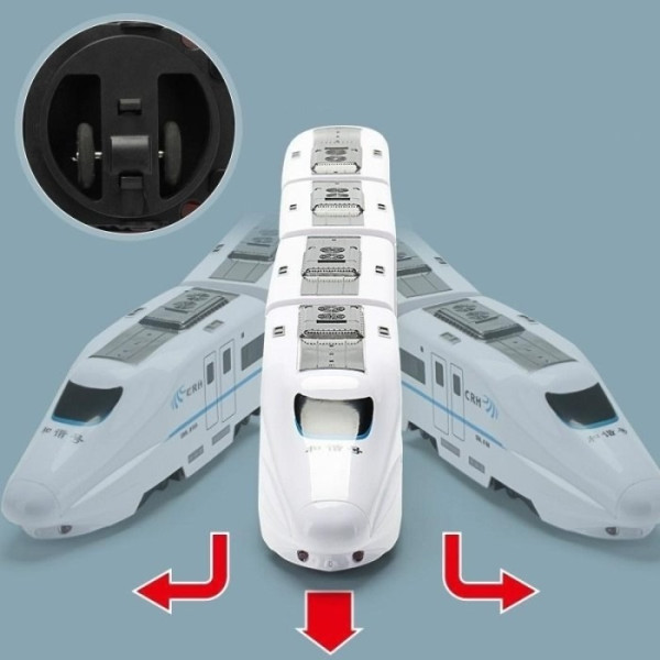 Фото - Залізничний потяг Bambi (світло, звук) White (1171370)