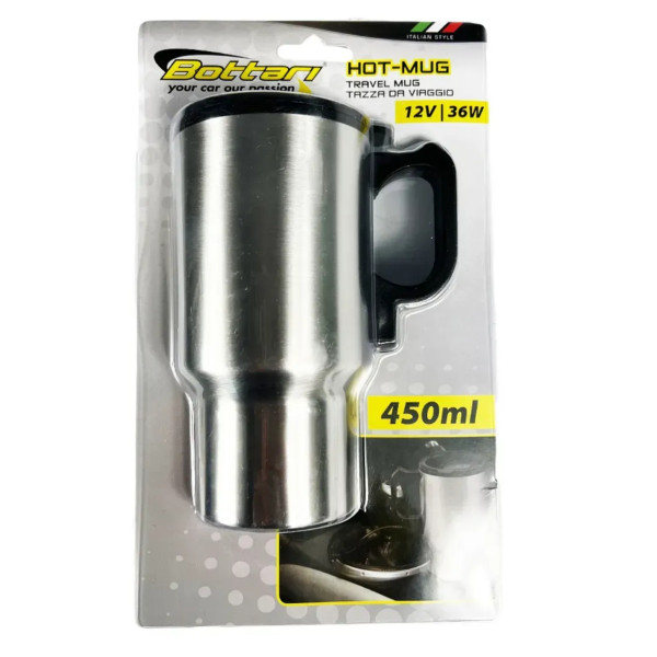 Фото - Термочашка Bottari 450 мл 12 V HOT-MUG (30305-IS)