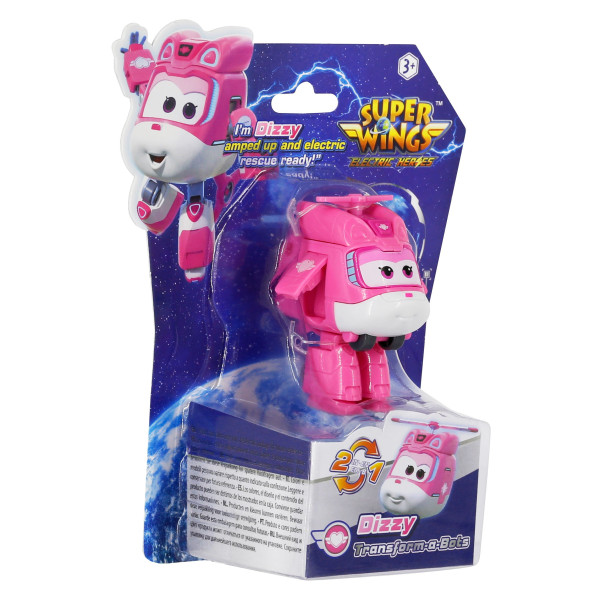 Фото - Колекційна фігурка Super Wings Transform-a-Bots Dizzy (EU780040)