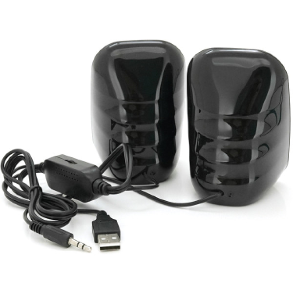 Фото - Комп'ютерна акустика компактна 2.0 Kisonli X7 Black