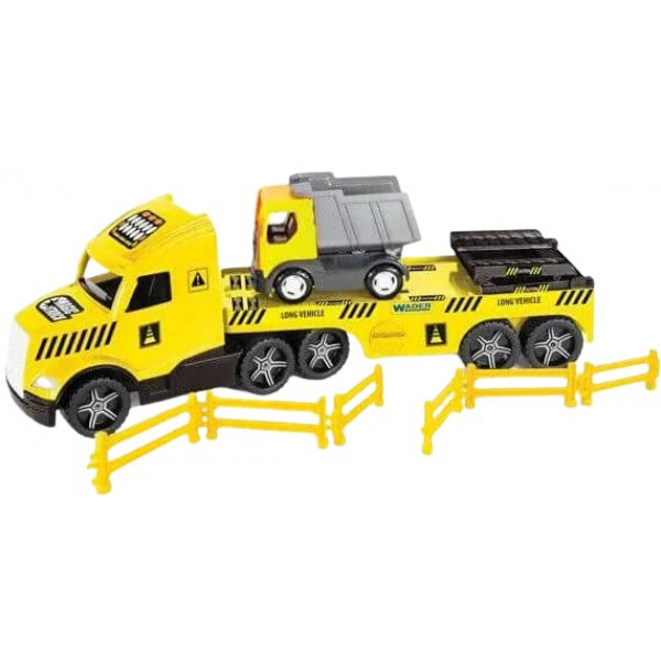 Фото - Наземна спецтехніка Wader ''Magic Truck Technic 'Magic Truck Technic" з вантажівкою (36420)